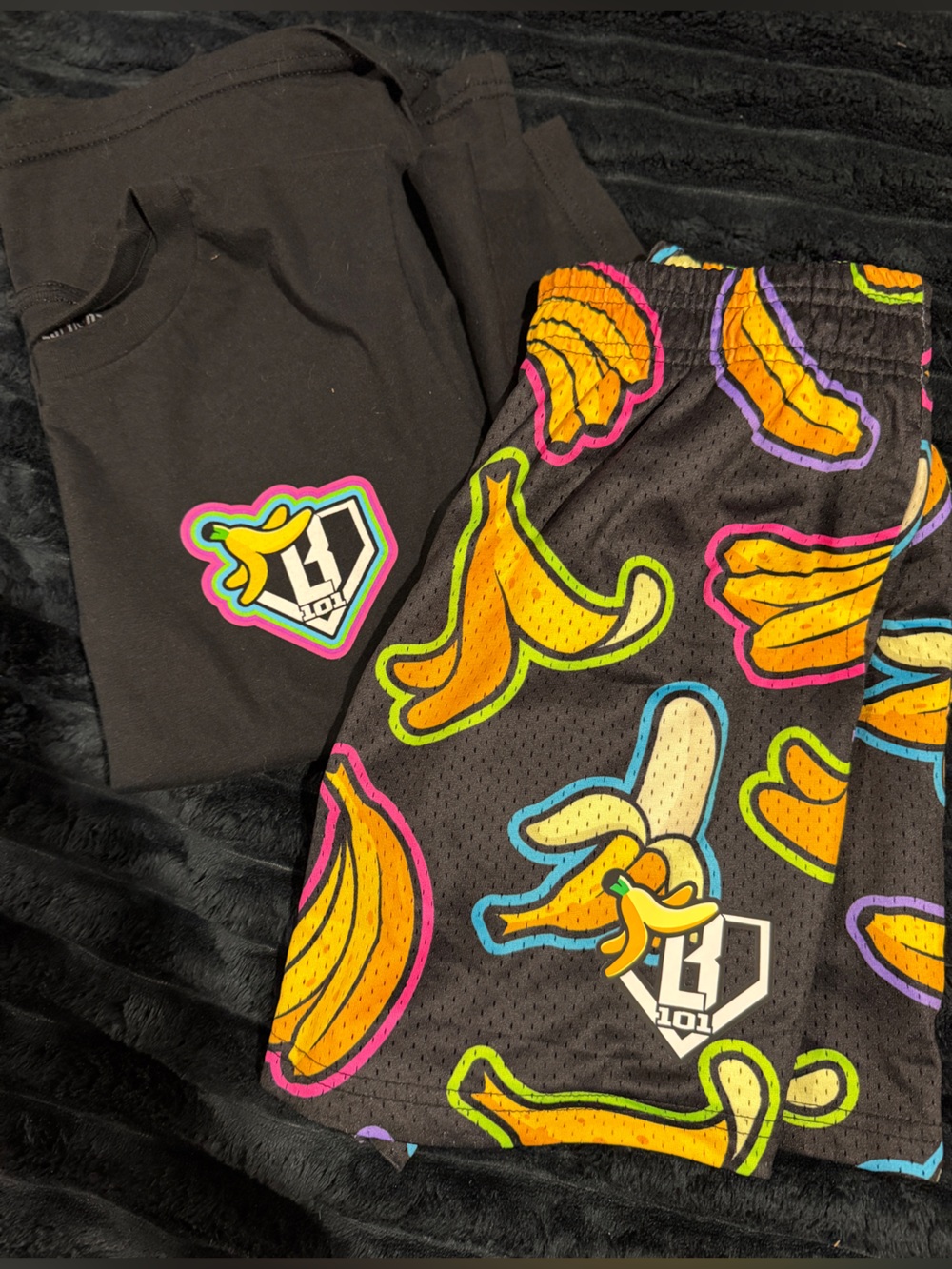 Boys Baseball Lifestyle 101 Banana Set - Boys Youth Large